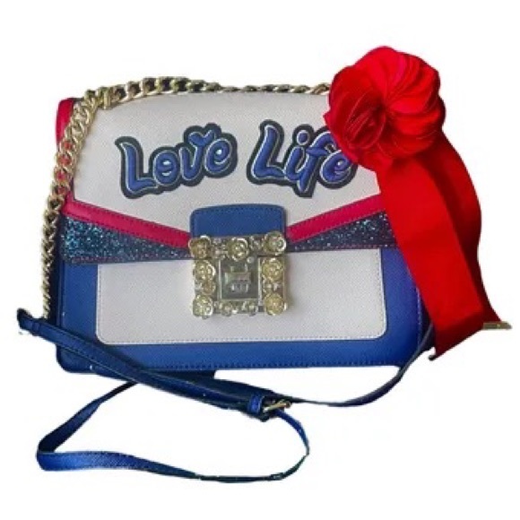 ***SOLD OUT*** ALDO “Love Life” Red White & Blue Crossbody - Picture 1 of 8